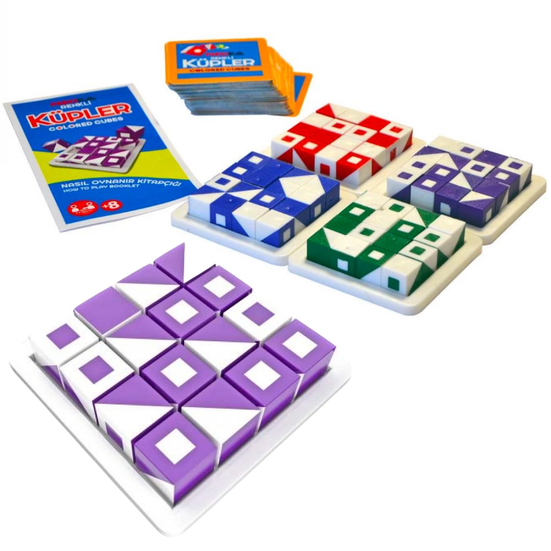 Colored Cubes: Test Your Visual Memory Skills with This Intelligence and Strategy Game - Fun Learning Store