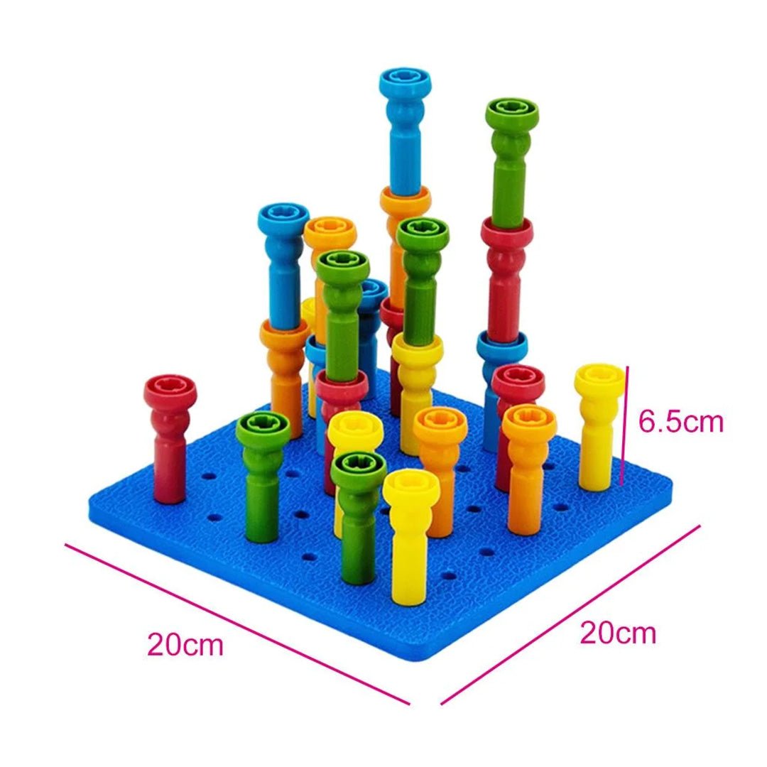 Colorful Bubbles & Blocks Stacker – Fun Learning Toy for Kids – Fun ...