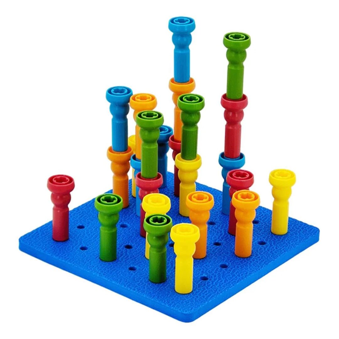 Colorful Bubbles & Blocks Stacker – Fun Learning Toy for Kids - Fun Learning Store