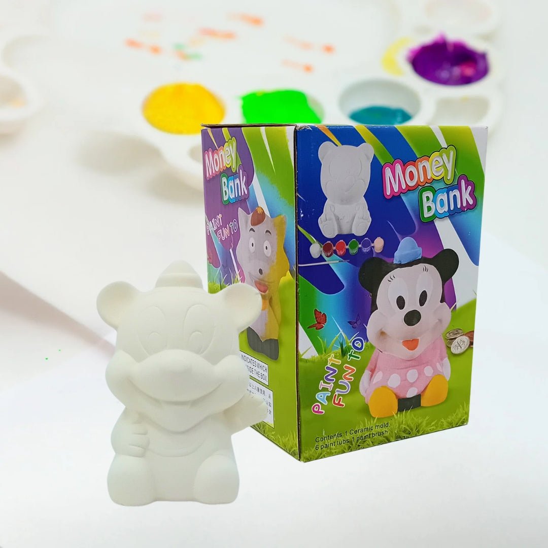 Colorful Clay Money Bank for Kids – Adorable Character Design - Fun Learning Store