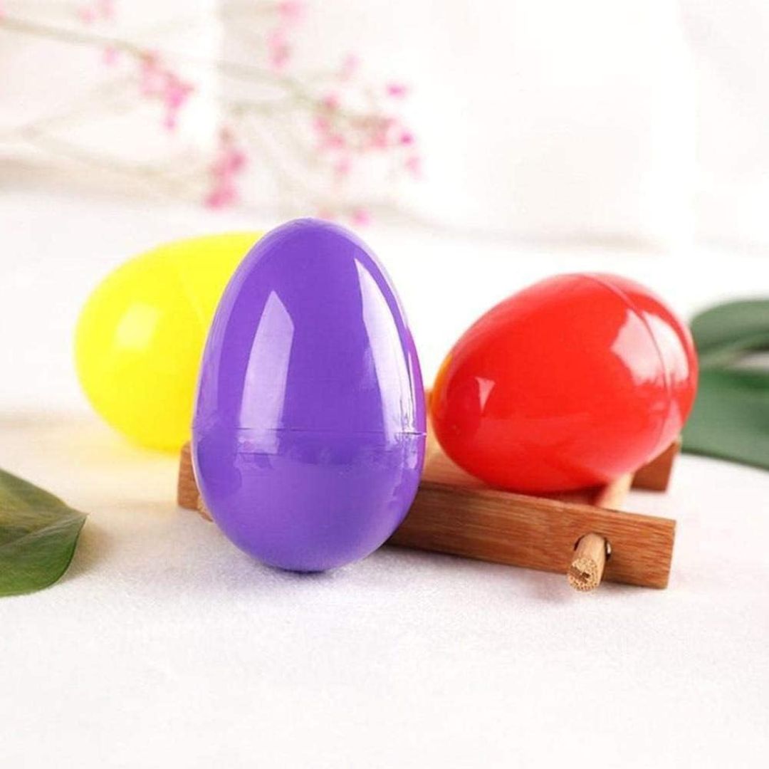 Colorful Empty Surprises Eggs - DIY Craft Plastic Capsule for Kid's Gifts - Set of 12Pcs - Fun Learning Store