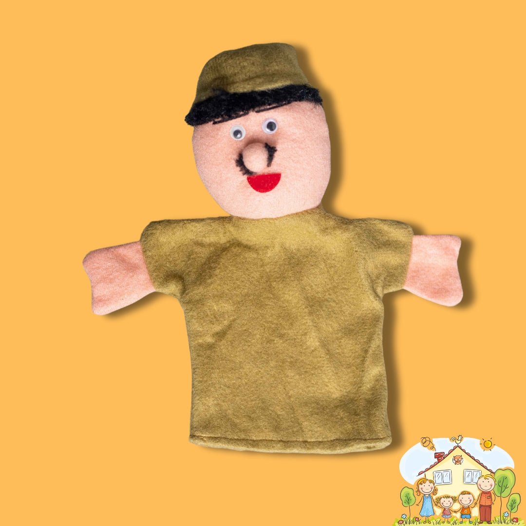 Colorful Fabric Hand Puppets – Family Set of 5 for Fun Role Play & Learning - Fun Learning Store