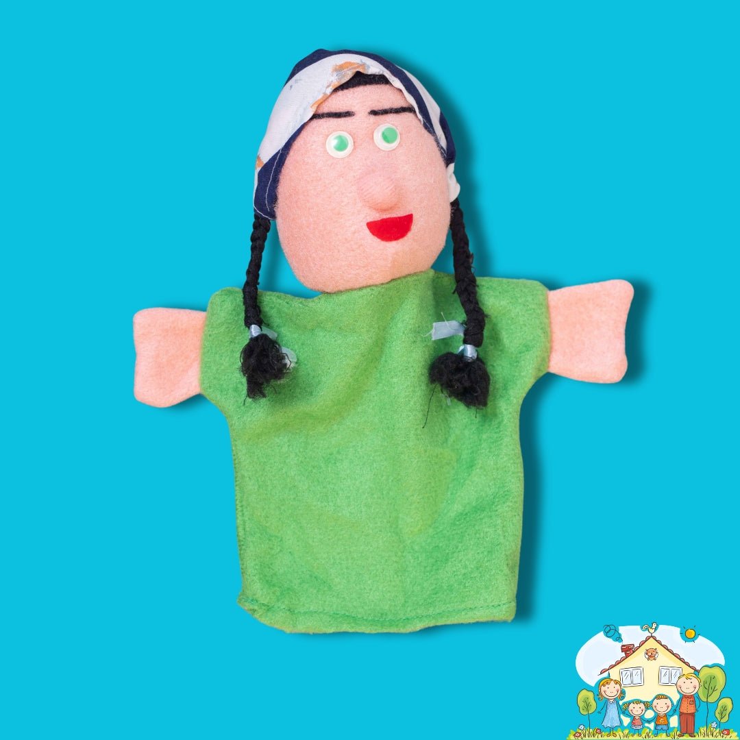 Colorful Fabric Hand Puppets – Family Set of 5 for Fun Role Play & Learning - Fun Learning Store