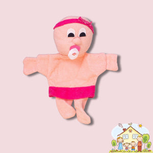 Colorful Fabric Hand Puppets – Family Set of 5 for Fun Role Play & Learning - Fun Learning Store