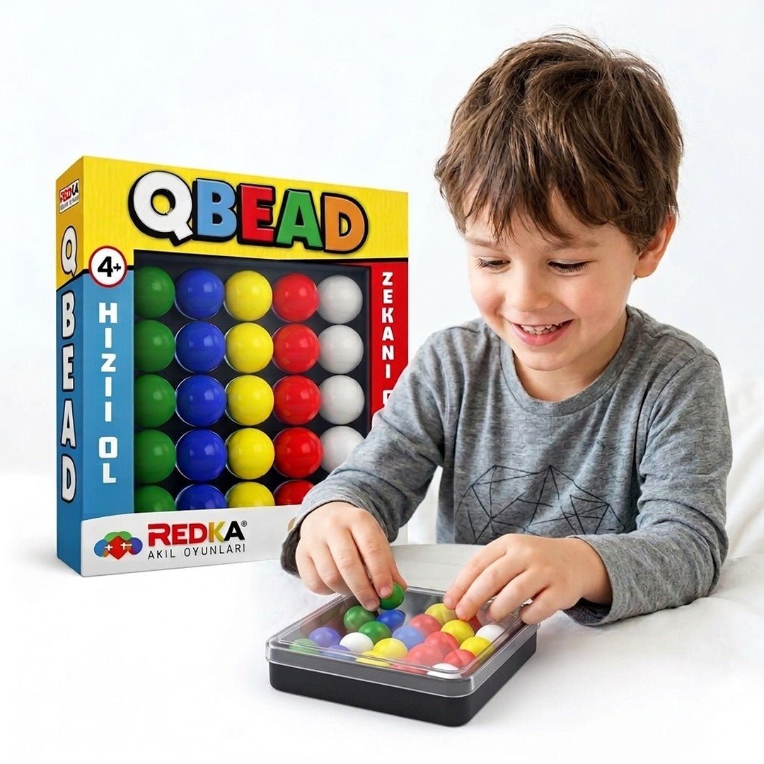Colorful Q Bead Sorting Game for Kids Ages 4 and Up | Develop Essential Cognitive Skills - Fun Learning Store