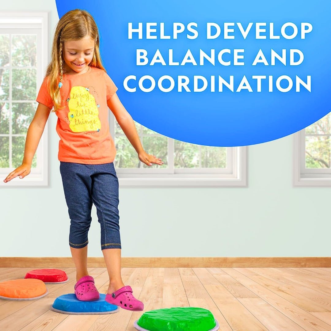 Colorful Stepping Stones for Kids – Jump, Balance, and Play Your Way to Stronger Skills! - Fun Learning Store