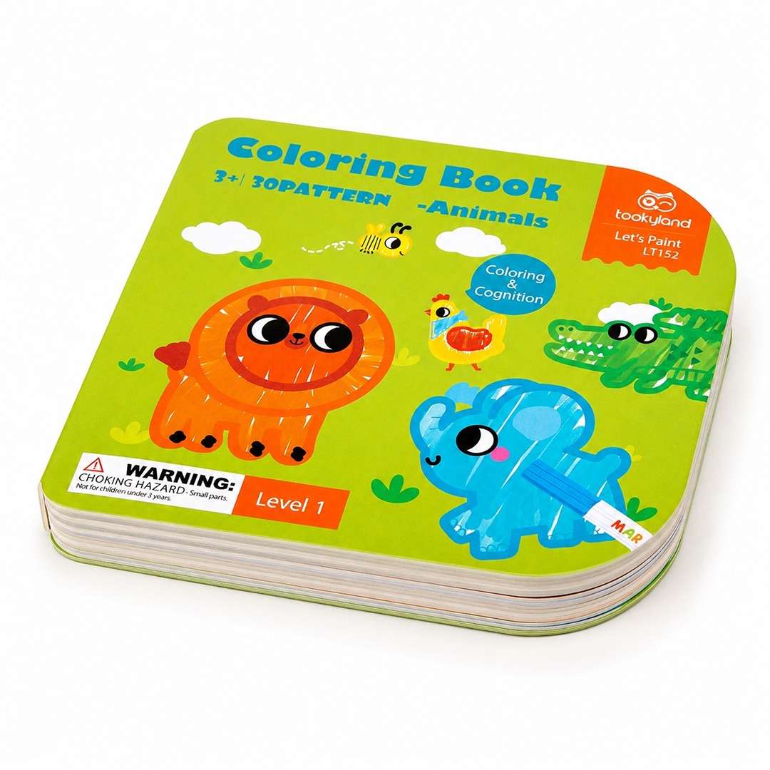 Coloring Book - Animals | 30 Fun Patterns for Kids – 3+ - Fun Learning Store