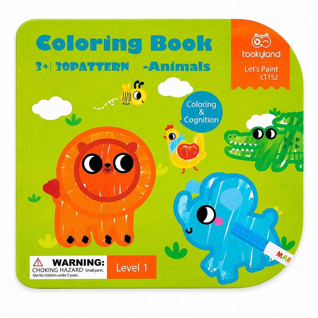 Coloring Book - Animals | 30 Fun Patterns for Kids – 3+ - Fun Learning Store