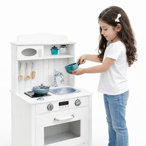 Compact Children’s Wooden Kitchen: Stir Up Some Magic! - Fun Learning Store