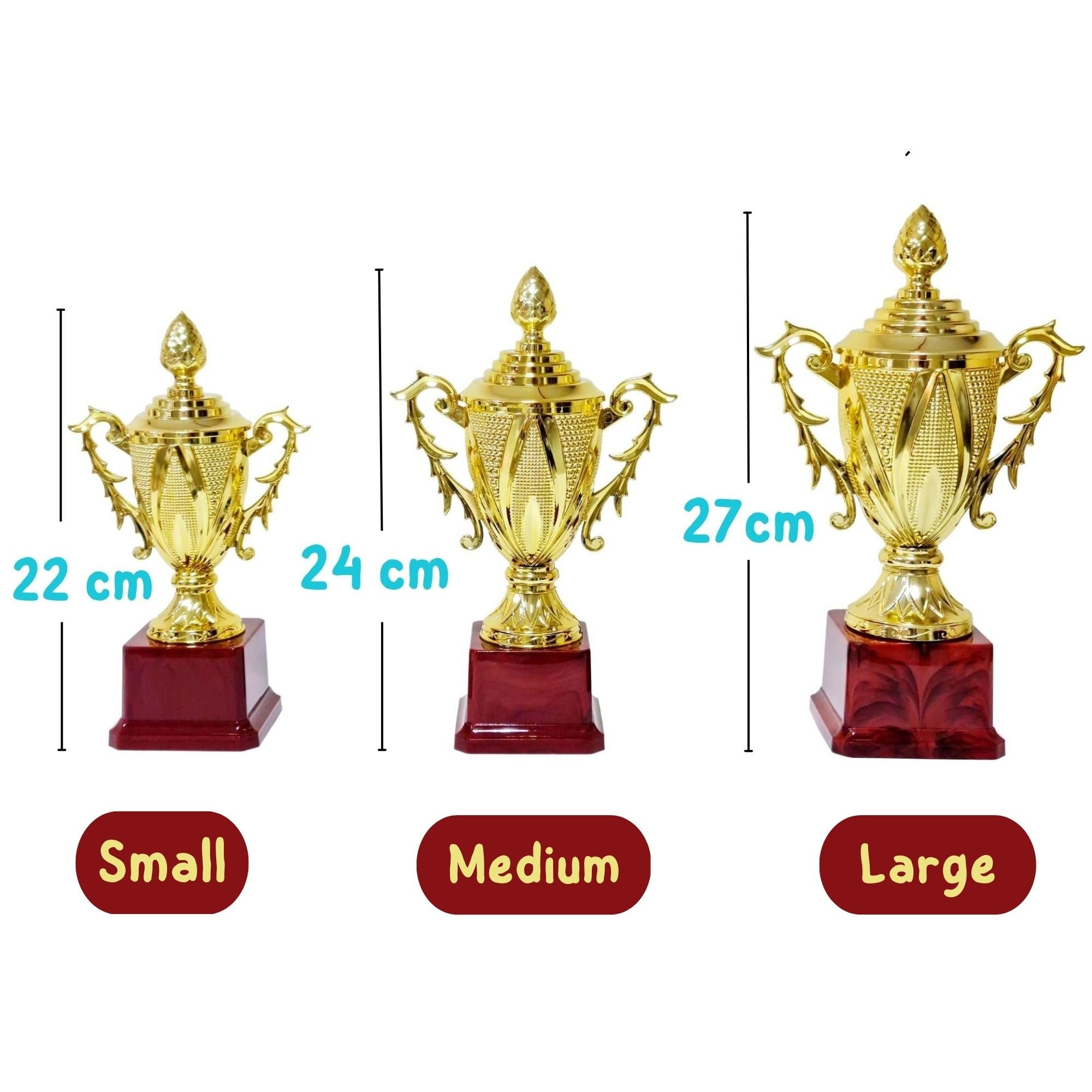 Competition Golden Plastic Award Trophy Cup for Kids - Fun Learning Store