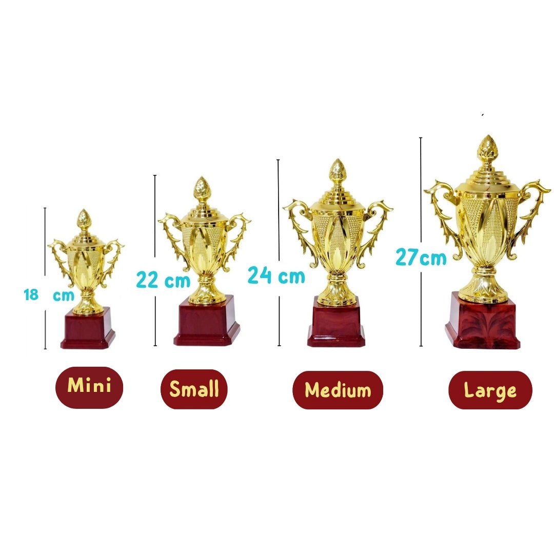 Competition Golden Plastic Award Trophy Cup for Kids - Fun Learning Store