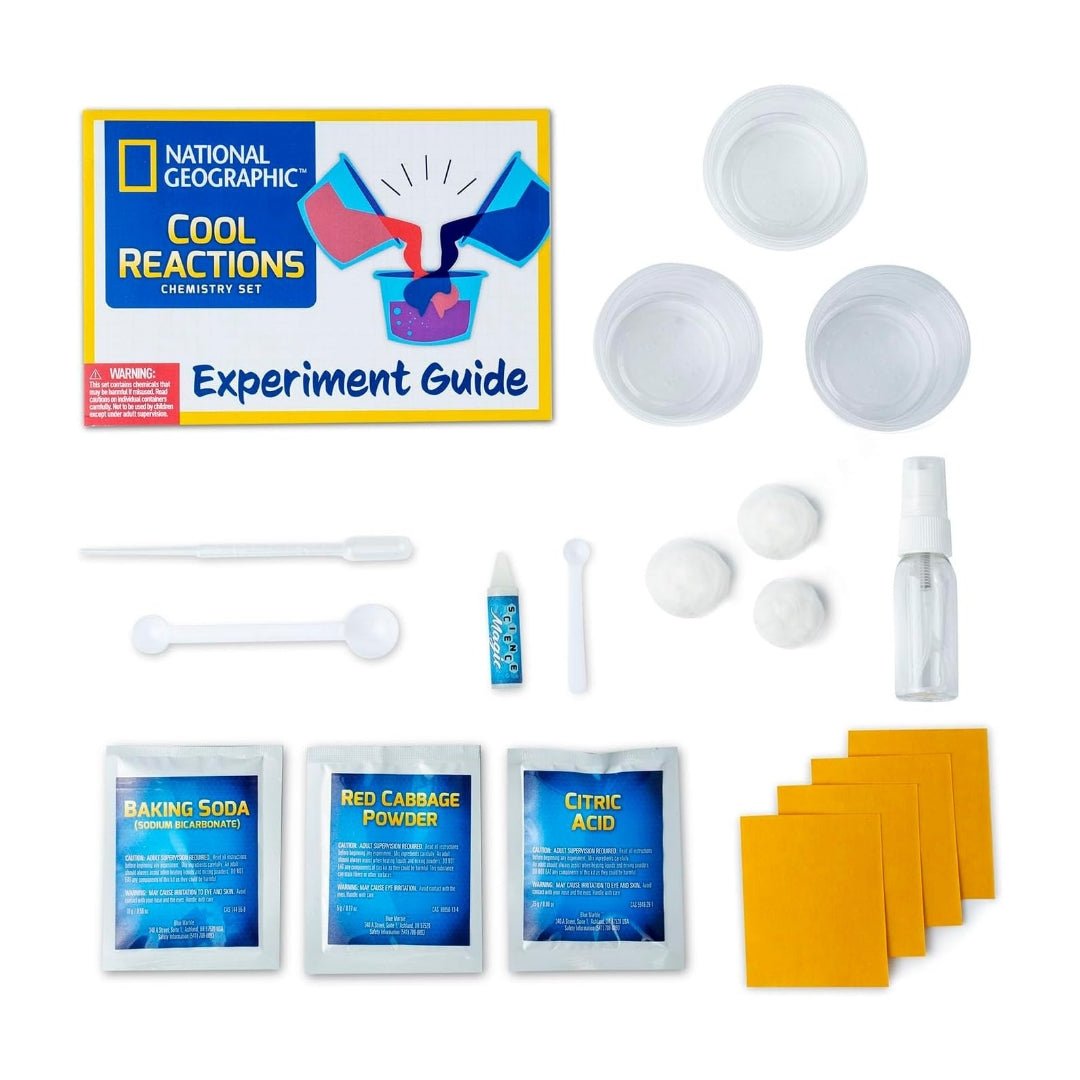 Cool Reactions Chemistry Kit – Watch Science Come to Life! - Fun Learning Store