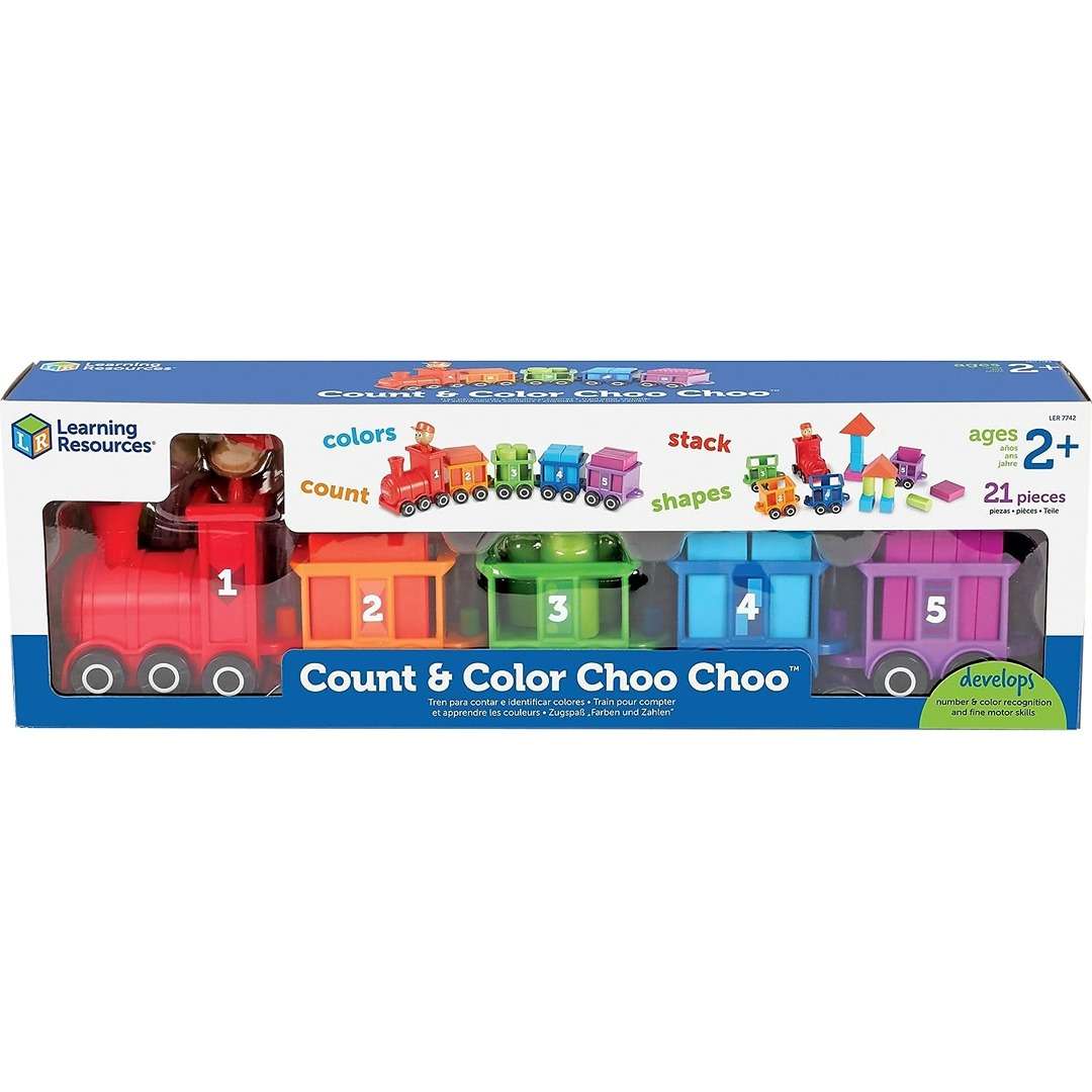 Count & Colour Choo Choo Train Set: All Aboard for a Journey of Learning and Fun! - Fun Learning Store