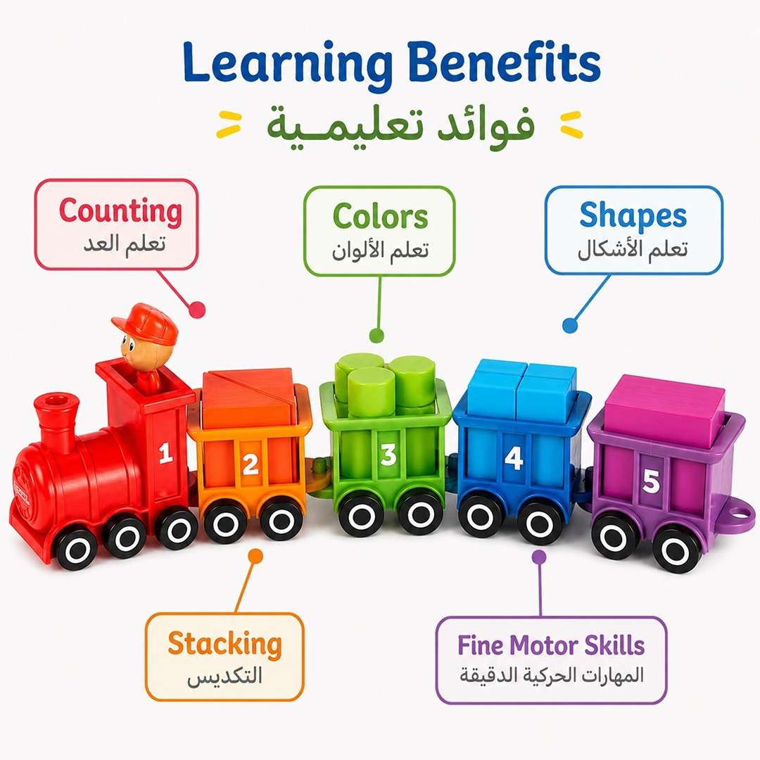 Count & Colour Choo Choo Train Set: All Aboard for a Journey of Learning and Fun! - Fun Learning Store