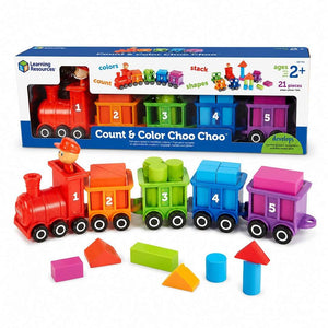 Count & Colour Choo Choo Train Set: All Aboard for a Journey of Learning and Fun! - Fun Learning Store