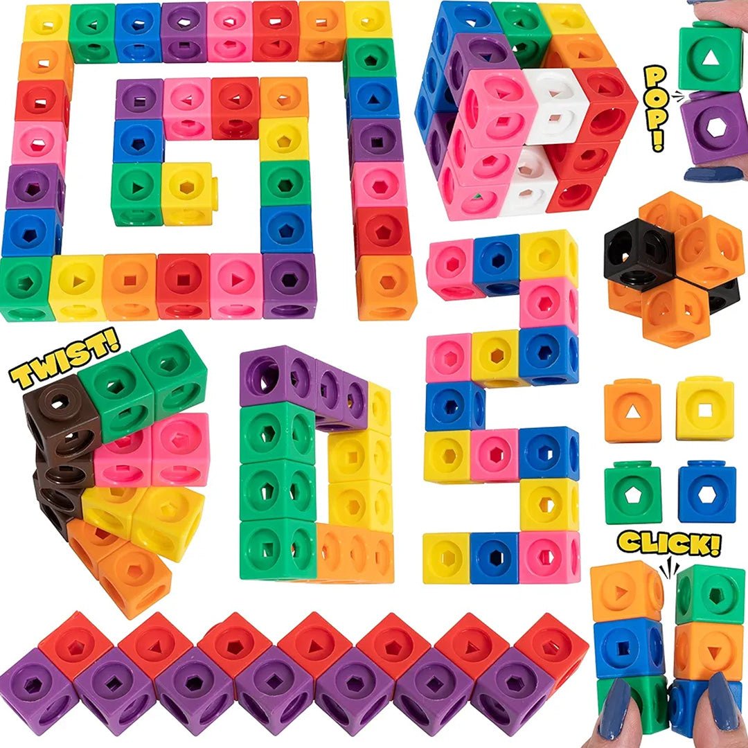 Counting Cubes Math Linking – Educational Toy for Kids to Learn Math Through Play - Fun Learning Store