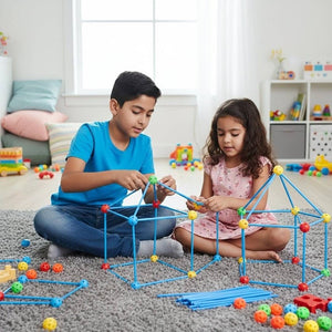 Creative Forts | Fun Builder Kit – Creative Construction Toy for Boys & Girls 88 Pcs - Fun Learning Store