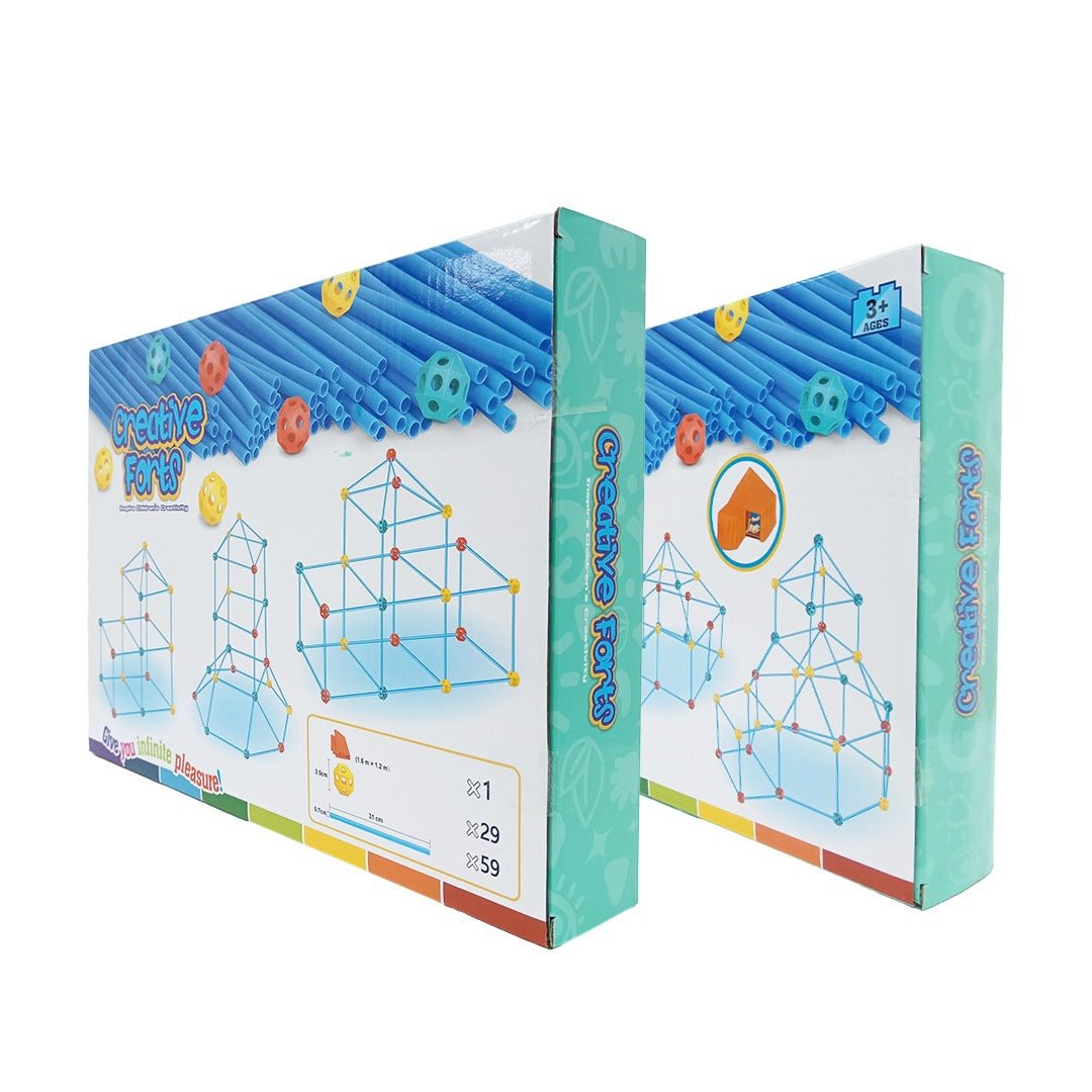 Creative Forts | Fun Builder Kit – Creative Construction Toy for Boys & Girls 88 Pcs - Fun Learning Store