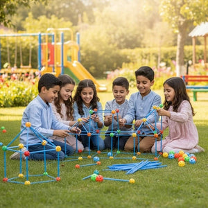 Creative Forts | Fun Builder Kit – Creative Construction Toy for Boys & Girls 88 Pcs - Fun Learning Store