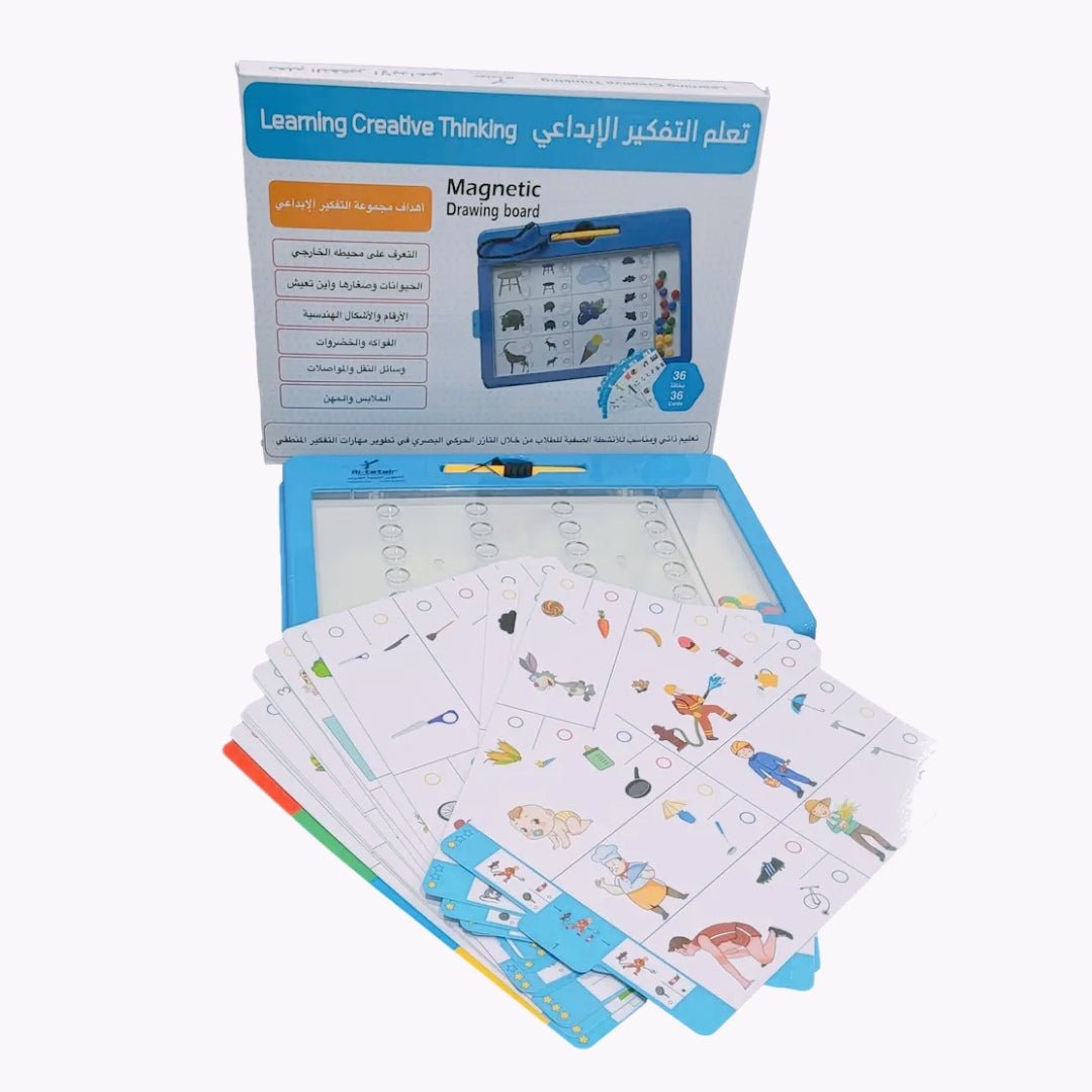 Creative Thinking Education Set: Magnetic Drawing Board for Kids - Fun Learning Store