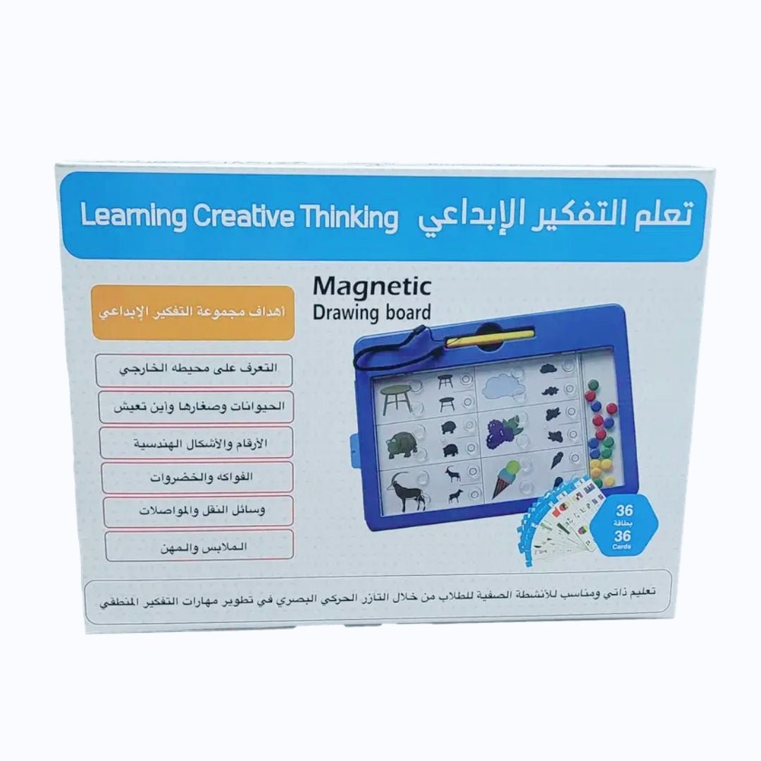 Creative Thinking Education Set: Magnetic Drawing Board for Kids - Fun Learning Store