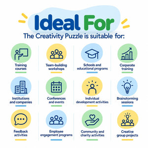Creativity Puzzle (Erasable) – Creative Expression, Participation & Teamwork Activity - Fun Learning Store