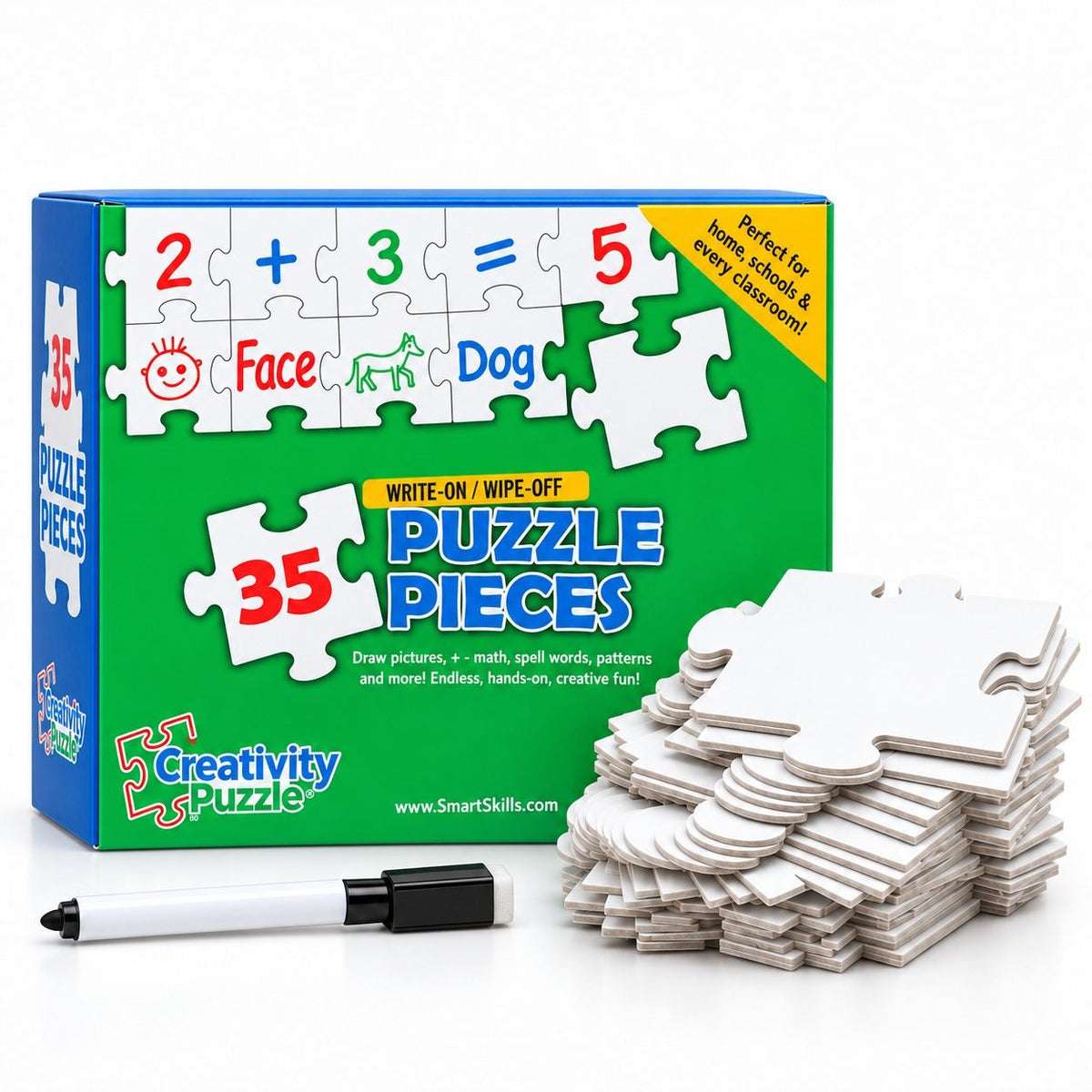 Creativity Puzzle (Erasable) – Creative Expression, Participation & Teamwork Activity - Fun Learning Store