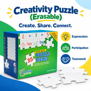 Creativity Puzzle (Erasable) – Creative Expression, Participation & Teamwork Activity - Fun Learning Store