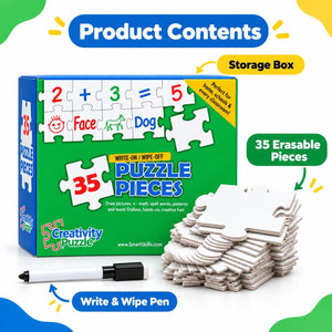 Creativity Puzzle (Erasable) – Creative Expression, Participation & Teamwork Activity - Fun Learning Store