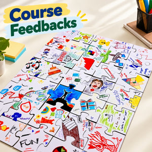 Creativity Puzzle (Erasable) – Creative Expression, Participation & Teamwork Activity - Fun Learning Store