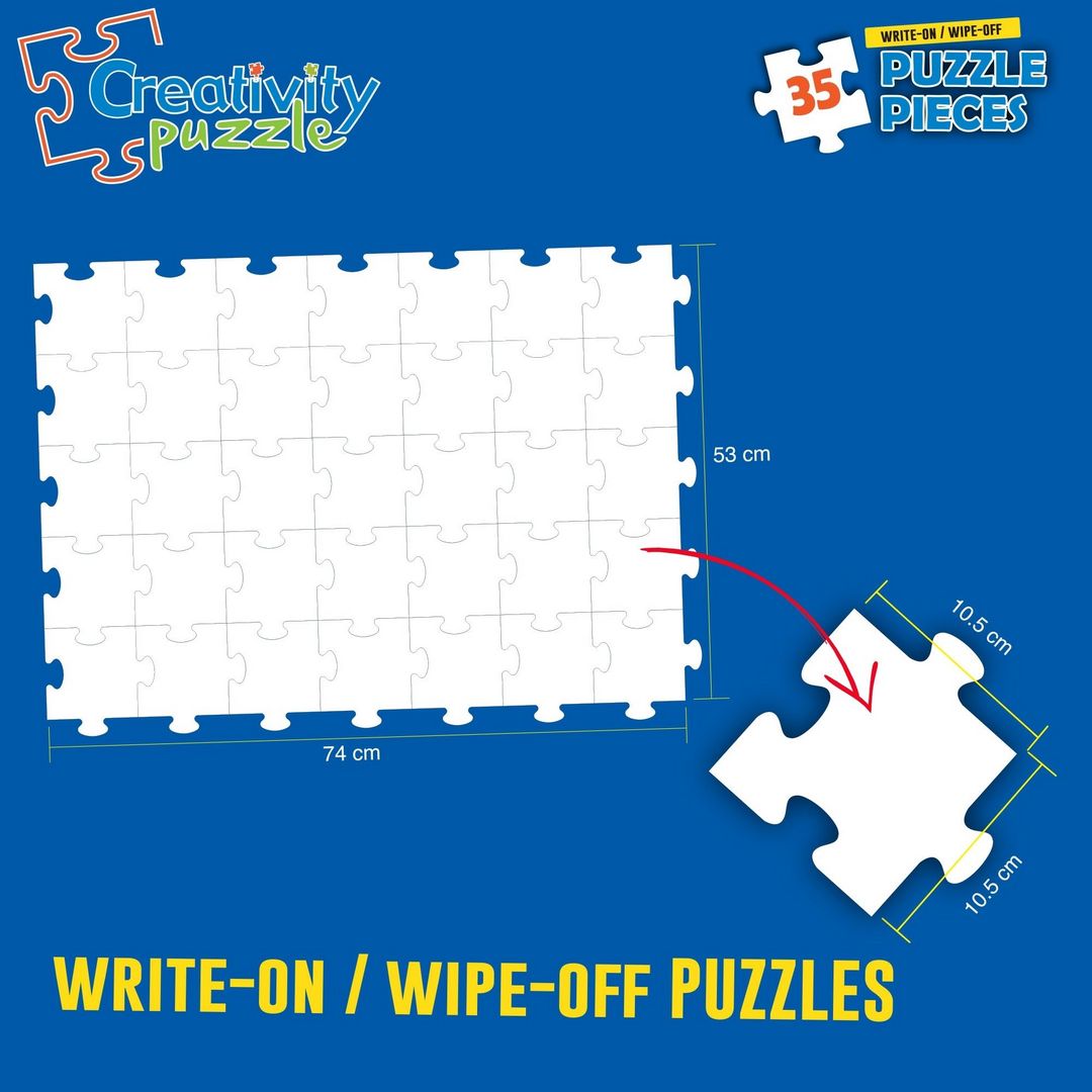 Creativity Puzzle (Write - on / Wipe - off) - Fun Learning Store