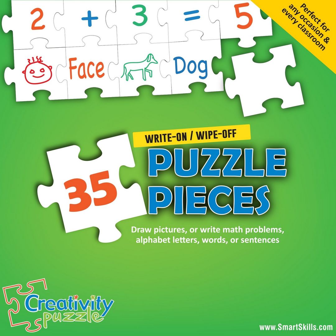 Creativity Puzzle (Write - on / Wipe - off) - Fun Learning Store