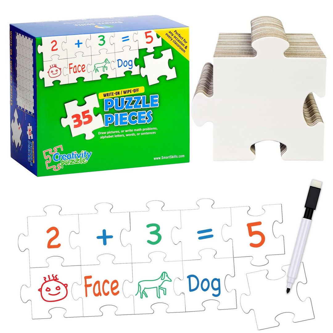 Creativity Puzzle (Write - on / Wipe - off) - Fun Learning Store