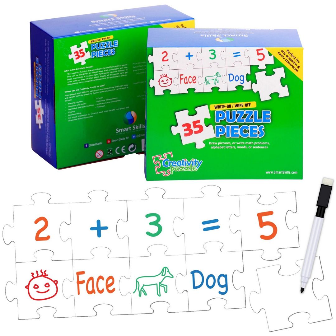 Creativity Puzzle (Write - on / Wipe - off) - Fun Learning Store