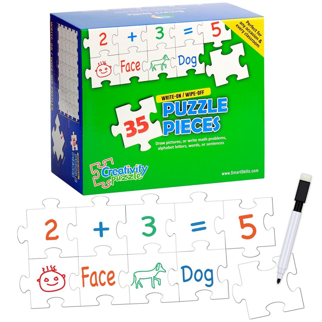 Creativity Puzzle (Write - on / Wipe - off) - Fun Learning Store