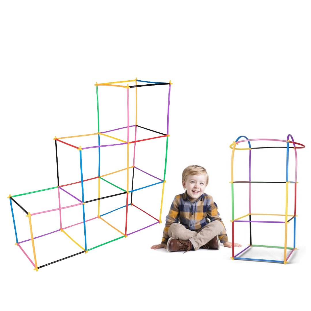 Creativity Straws – 1000 - Piece STEM Construction Set for Kids 🧠 - Fun Learning Store