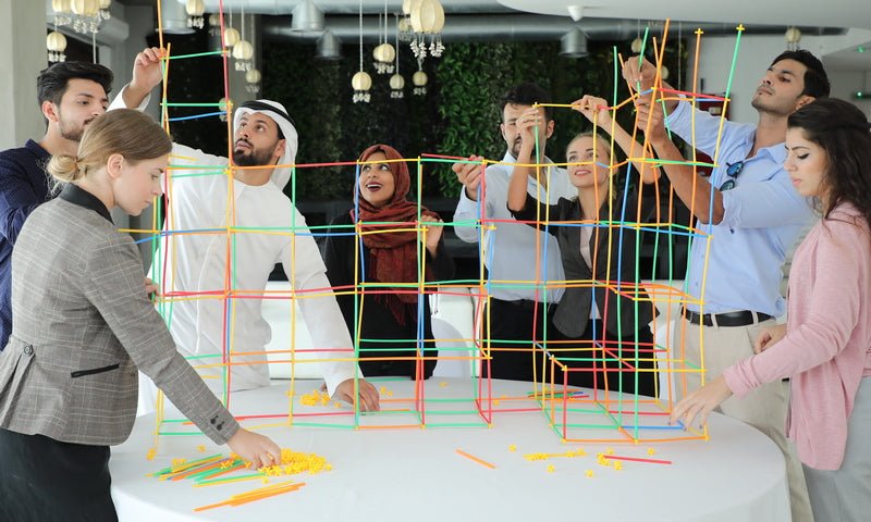 Creativity Straws – 1000 - Piece STEM Construction Set for Kids 🧠 - Fun Learning Store