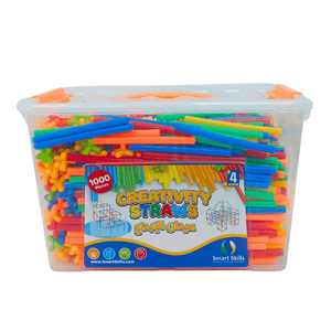 Creativity Straws – 1000 - Piece STEM Construction Set for Kids 🧠 - Fun Learning Store