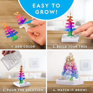 Crystal Forest Kit – Grow 6 Magical Crystal Trees in Just 6 Hours! - Fun Learning Store