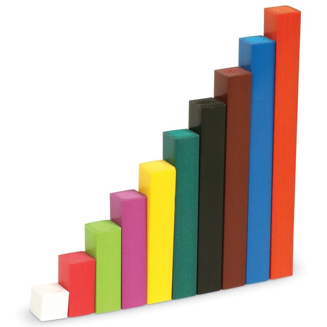 Cuisenaire Rods Introductory Set – Hands-On Wooden Math Learning for Young Minds - Fun Learning Store