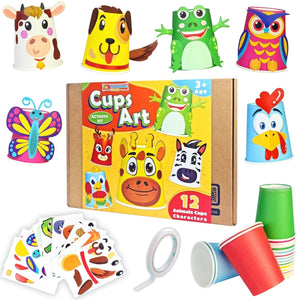 Cups Art Activity Kit For Kids - Fun Learning Store