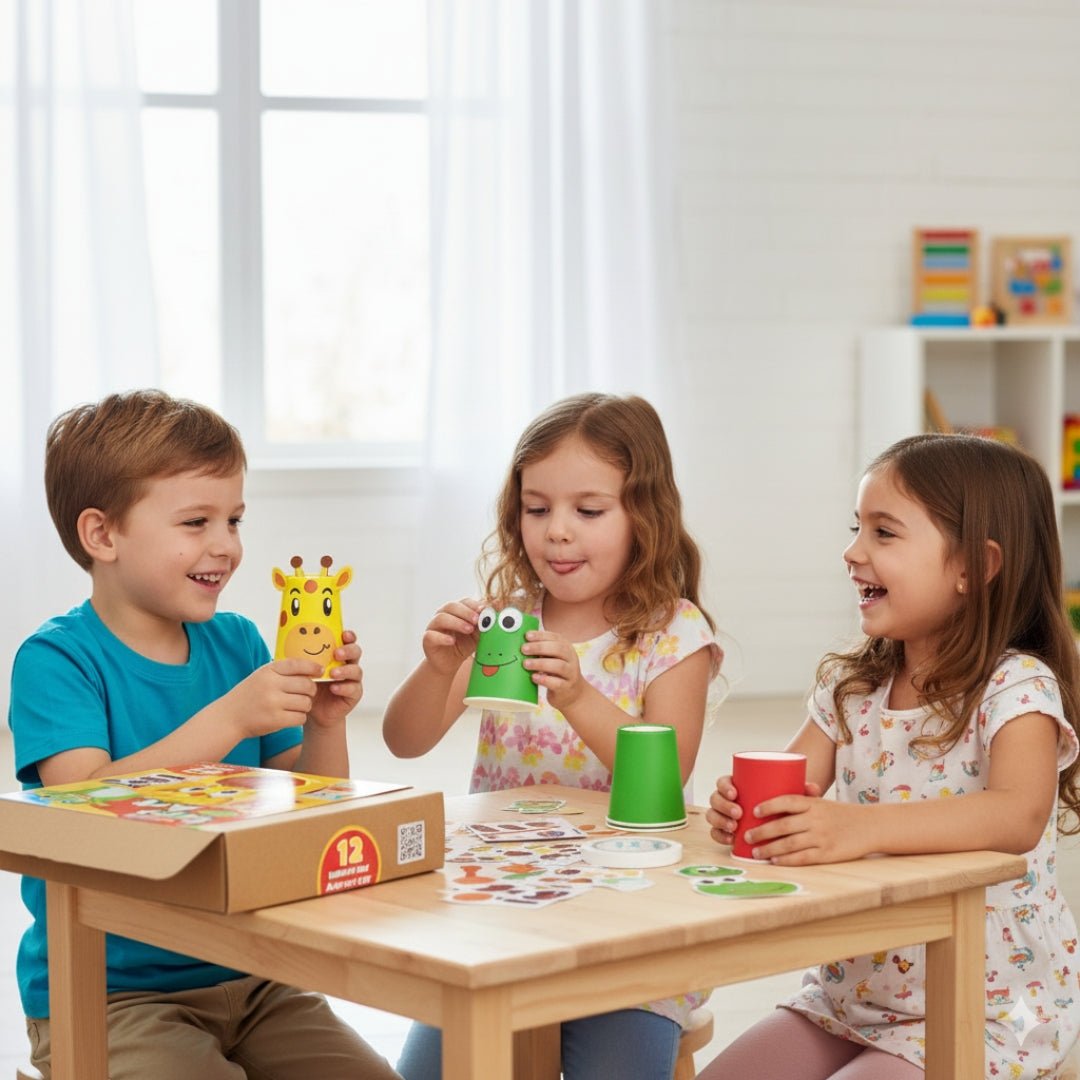 Cups Art Activity Kit For Kids - Fun Learning Store