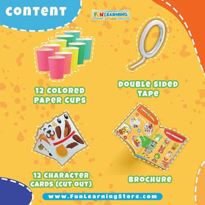 Cups Art Activity Kit For Kids - Fun Learning Store