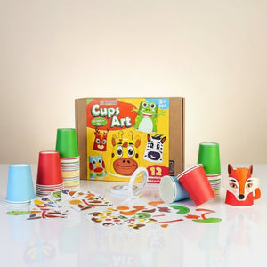 Cups Art Activity Kit For Kids - Fun Learning Store