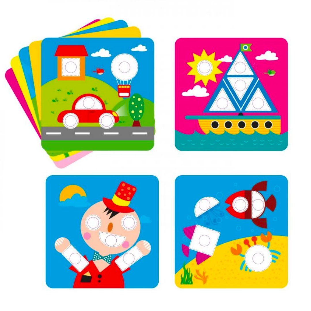 Discover The Shape: Engaging Geometric Shape Matching Game for Kids - Fun Learning Store