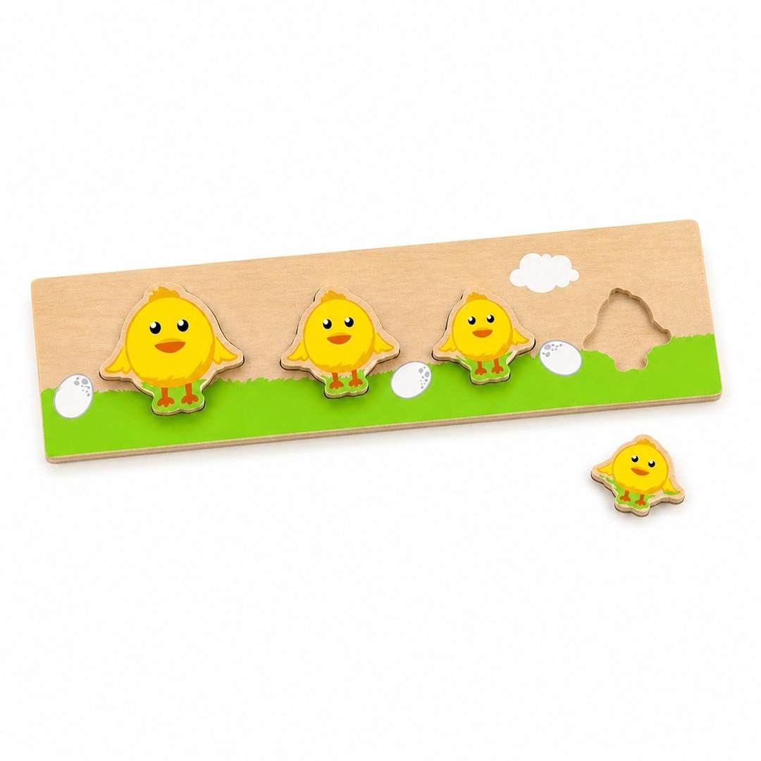 Discover Who's Bigger Puzzle - Chick: A Nest of Learning Fun! - Fun Learning Store