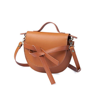 DIY Brown Leather Crossbody Bag Kit – Elegant Flap Design for Girls & Teachers - Fun Learning Store