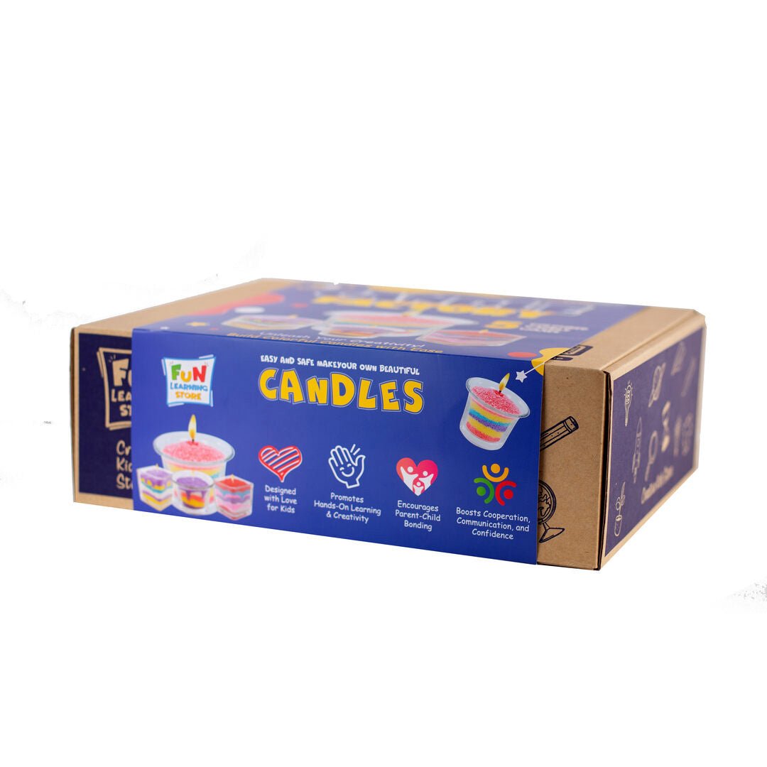 DIY Creative Candle Making Kit for Kids – Fun & Easy Craft Set for Personalized Candles - Fun Learning Store