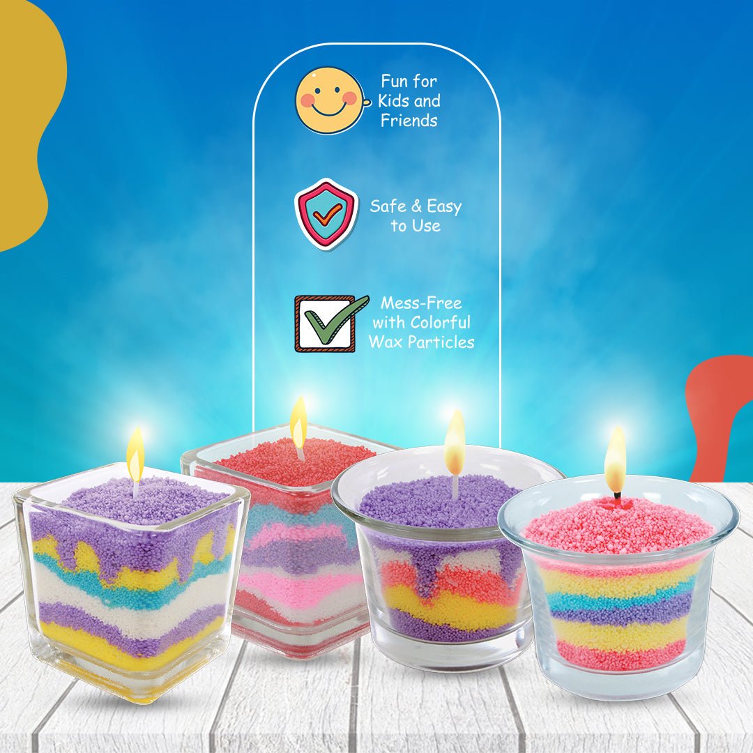 DIY Creative Candle Making Kit for Kids – Fun & Easy Craft Set for Personalized Candles - Fun Learning Store