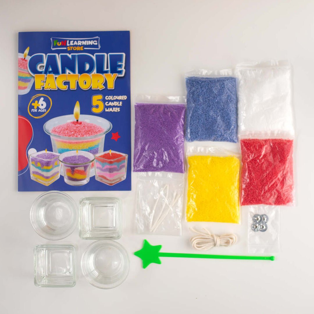 DIY Creative Candle Making Kit for Kids – Fun & Easy Craft Set for Personalized Candles - Fun Learning Store